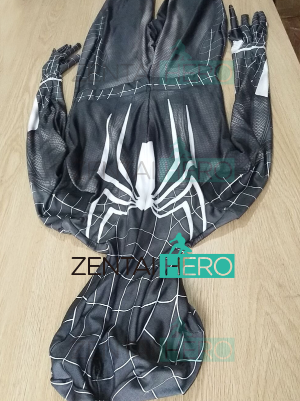 3D Printed PS4 Black Insomniac Spiderman Cosplay Costume